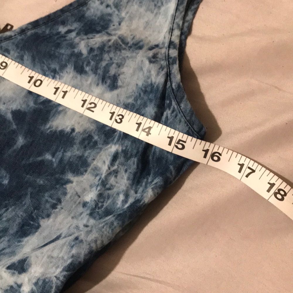 BUNDLE 2 ITEMS FOR $10 Blue Acid wash Indigo Rein skater Dress size XS - Picture 7 of 8